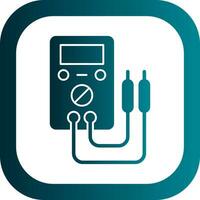 Voltmeter Vector Icon Design