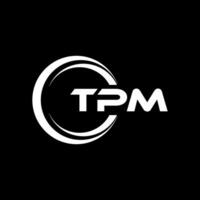 TPM Letter Logo Design, Inspiration for a Unique Identity. Modern Elegance and Creative Design. Watermark Your Success with the Striking this Logo. vector