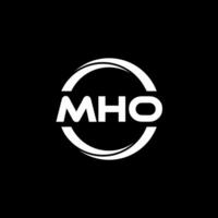 MHO Letter Logo Design, Inspiration for a Unique Identity. Modern Elegance and Creative Design. Watermark Your Success with the Striking this Logo. vector