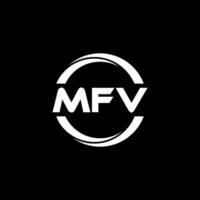 mfv letra logo diseño, inspiración para un único identidad. moderno elegancia y creativo diseño. filigrana tu éxito con el sorprendentes esta logo. vector