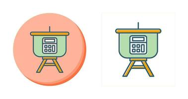 Calculation Presentation Vector Icon