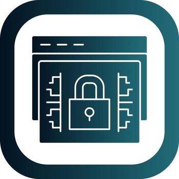 Web encryption Vector Icon Design