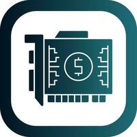 Gpu mining Vector Icon Design