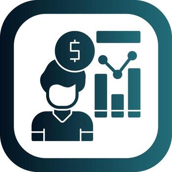 Trader Vector Icon Design