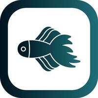 Betta fish Vector Icon Design