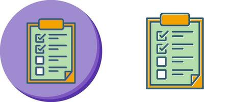 Checklist Vector Icon