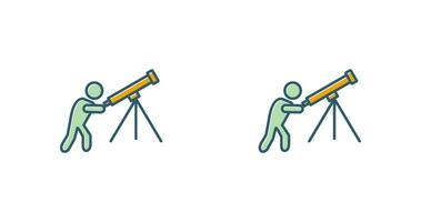 Adjusting Telescope Vector Icon