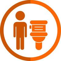 Restroom Vector Icon Design