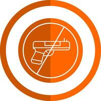 No Weapons Vector Icon Design