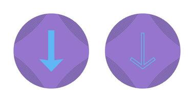 Down Vector Icon