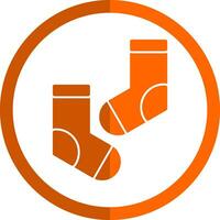 Socks Vector Icon Design