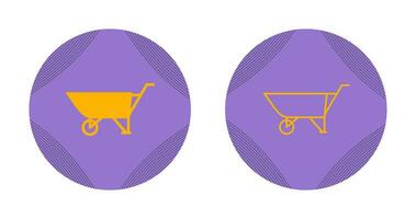 Wheelbarrow Vector Icon