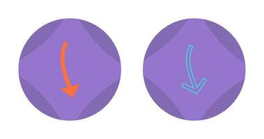Arrow Pointing Down Vector Icon