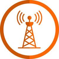 Radio tower Vector Icon Design