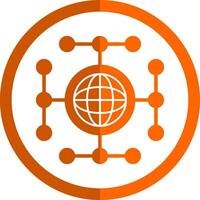 Global network Vector Icon Design