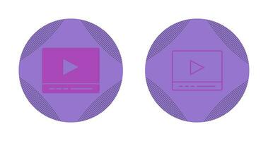 Video Player Vector Icon