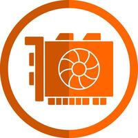 Gpu mining Vector Icon Design