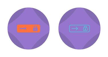 Unlock slide Vector Icon