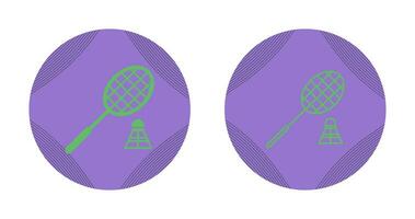 icono de vector de bádminton