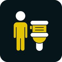 Restroom Vector Icon Design