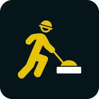 Road Work Vector Icon Design