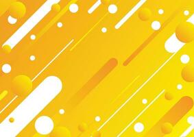 Trendy modern abstract background yellow and white colors vector