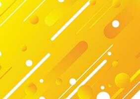 Trendy modern abstract background yellow and white colors vector