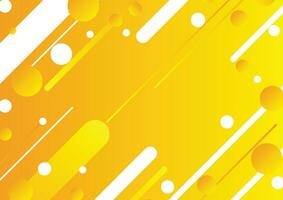 Trendy modern abstract background yellow and white colors vector