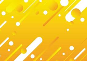 Trendy modern abstract background yellow and white colors vector