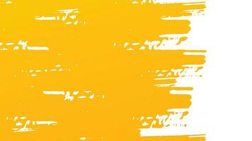 Abstract yellow grunge texture on white vector background