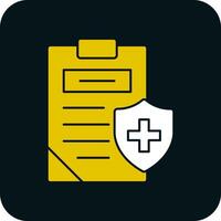 Medical Insurance Vector Icon Design