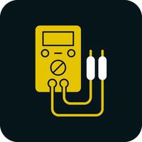 Voltmeter Vector Icon Design