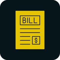 Bill Vector Icon Design