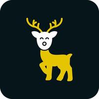 Reindeer Vector Icon Design