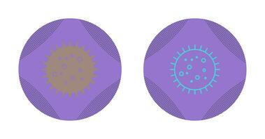 bacterias en icono de vector de diapositiva