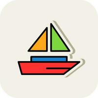 Sailing Vector Icon Design