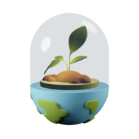 eco terra 3d icona png