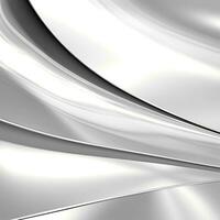 resumen metálico gris antecedentes plata lustroso metálico antecedentes inoxidable acero antecedentes plata antecedentes plata acero encimera cromo superficie antecedentes níquel superficie ai generado foto