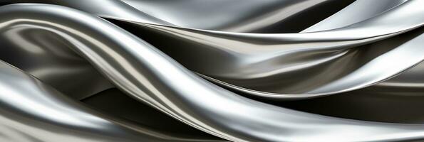 Abstract metallic gray background silver glossy metallic background Stainless steel background silver background Silver steel countertop chrome surface background nickel surface AI generated photo
