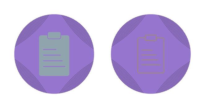 Lab Notes Vector Icon