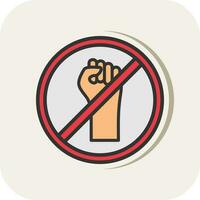 Stop Vector Icon Design