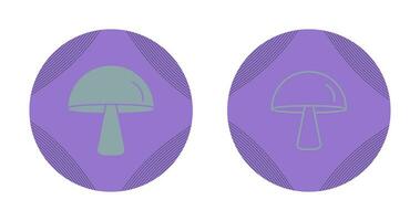 Single Mushroom Vector Icon