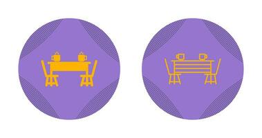 Dining Table Vector Icon