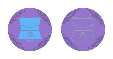 Dollar Briefcase Vector Icon