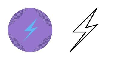 Lightening Vector Icon