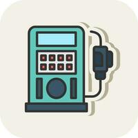 Fuel pump Vector Icon Design