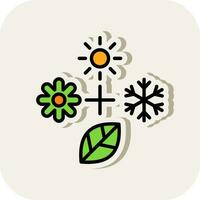 Seasons Vector Icon Design