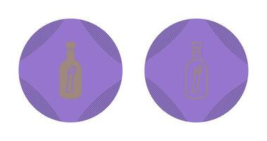 Scroll in Bottle Vector Icon