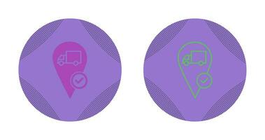 Valid Destination Vector Icon
