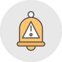 diseño de icono de vector de alerta